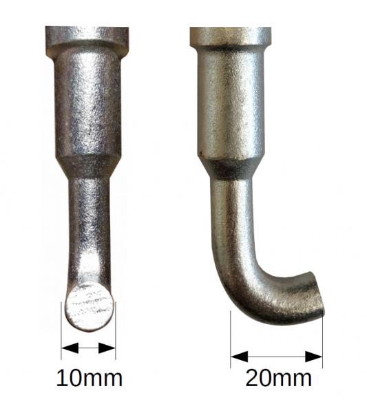 10mm J-Hakenspitze